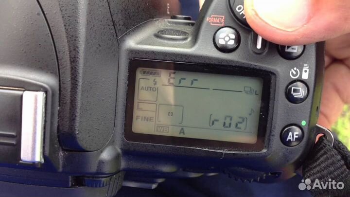 Ремонт Nikon D80 D90 err
