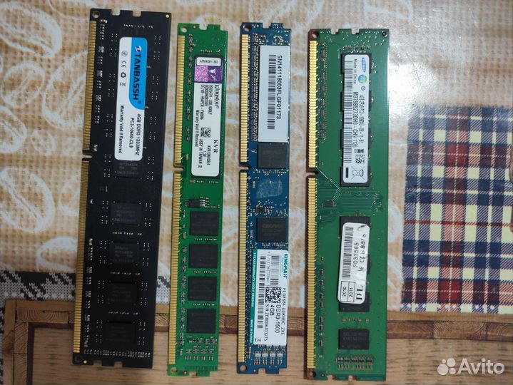 Оперативная память ddr3 4gb 4шт
