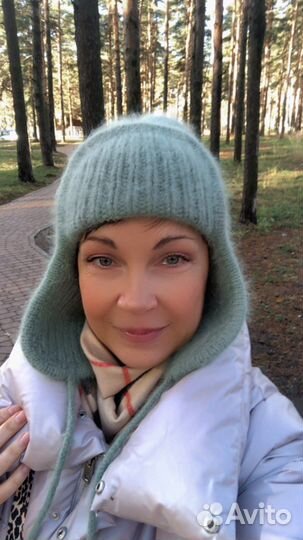 Шапка ушанка женская