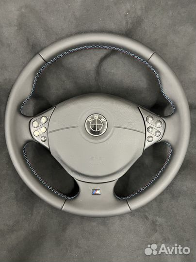Перетяжка и реставрация рулей