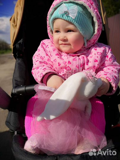 Коляска 2 в 1 эко кожа