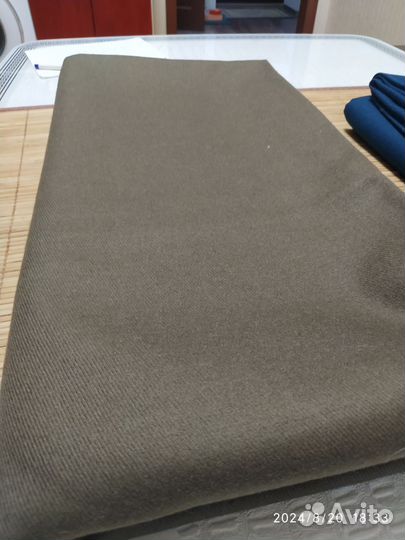 Ткань шерсть морская волна СССР