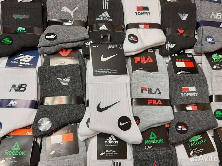 Носки Nike Adidas Puma Reebok