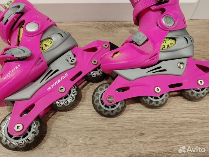 Роликовые коньки детские раздвижные 26-29