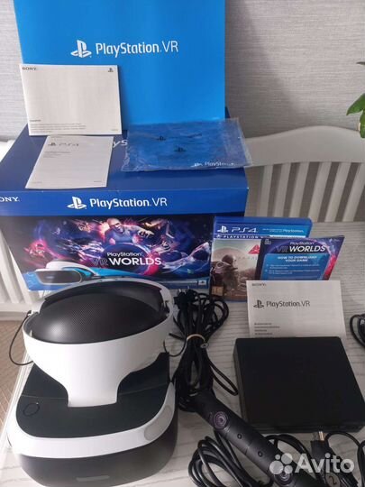 Шлем Sony PS4 и PS5 VR второй ревизии комплект