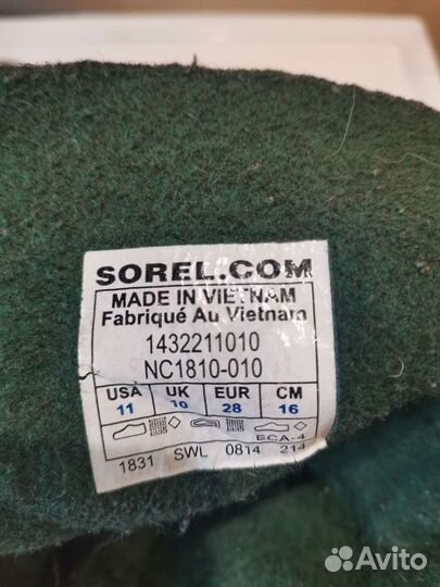 Сноубутсы Sorel, 28 размер