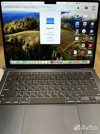 Apple MacBook air 13.6 m2 8 256 20 циклов