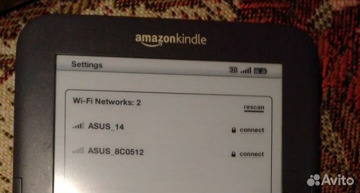 Электронная книга amazon Kindle 3G, WiFi