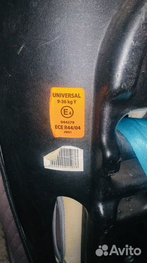 Автокресло (9-36) happy baby Atlant aqua