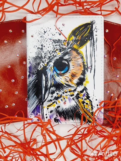 Обложка на паспорт ручная работа