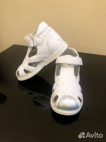 Туфли летние, кожаные, ортопедические