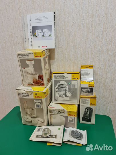 Кухонный комбайн бош С насадками