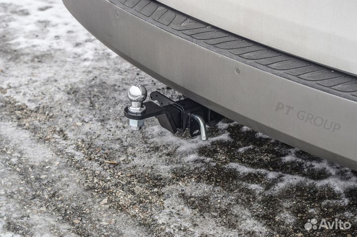 Фаркоп (тсу) квадрат, для hyundai H-1 2007