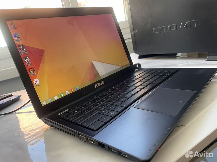 Ноутбук asus K55DR 4 ядра A8/HD74001GB/4GB RAM HDD