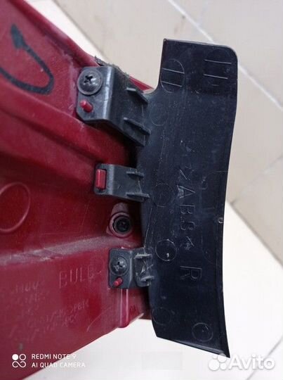 Фонарь задний наружный правый Hyundai Solaris