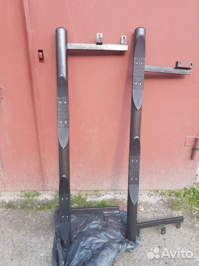 Защита порогов на ниву шеви