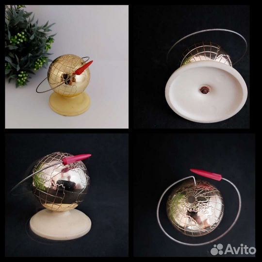 Икорница,шкатулка, ложки и глобус сувенирные