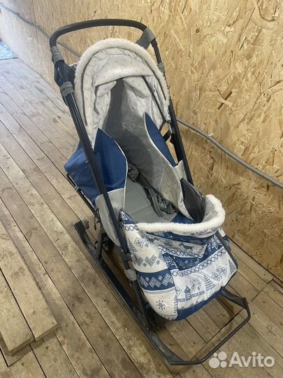 Санки коляска ника