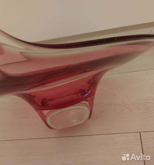 Ваза Господка Богемия, фруктовница тортница