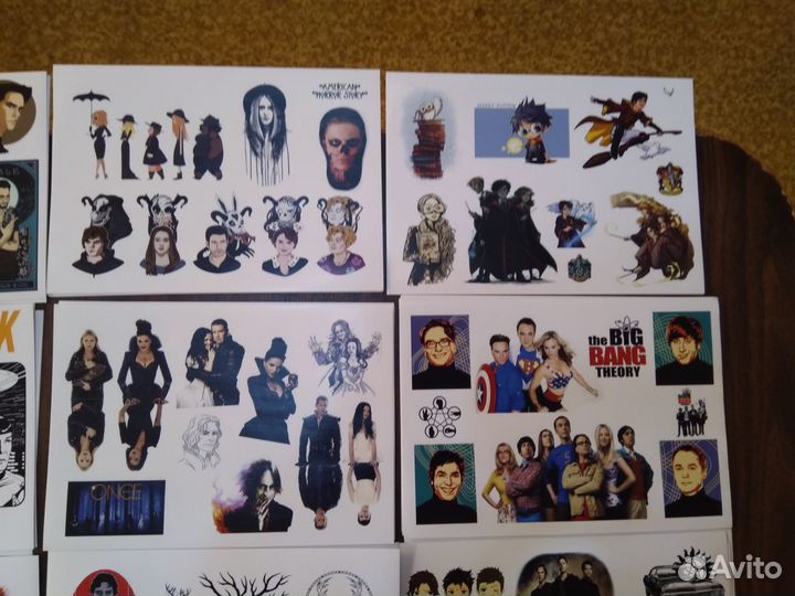 Стикеры \ наклейки по фильмам и сериалам