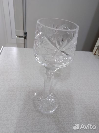 Хрустальные рюмки на ножке СССР