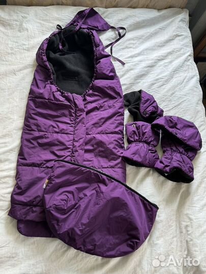 Leokid конверт и варежки (муфта)