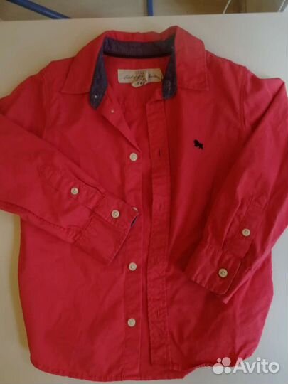 Рубашка для мальчика h&m размер 104