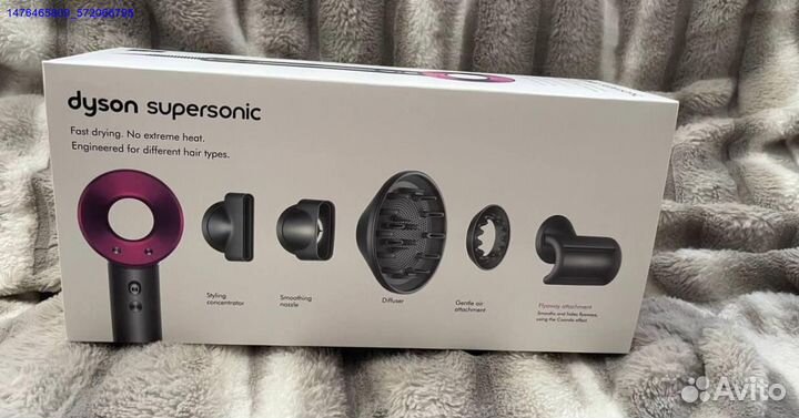 Фен Dyson Supersonic Фуксия HD08 (Розовый)