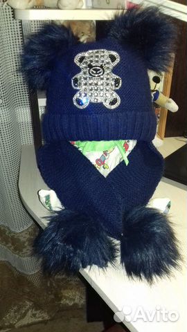 Шапка зимняя для девочки