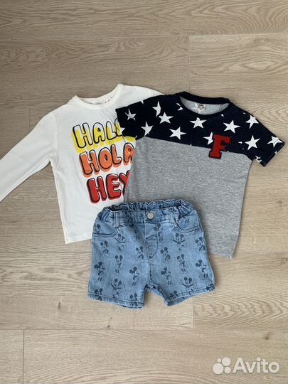 Фирменные вещи на рост 98 пакетом