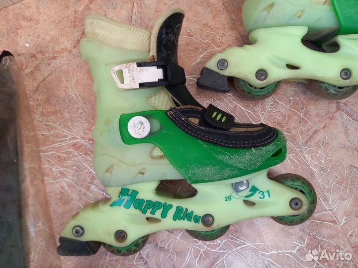 Ролики детские 28-31 раздвижные Happy rider