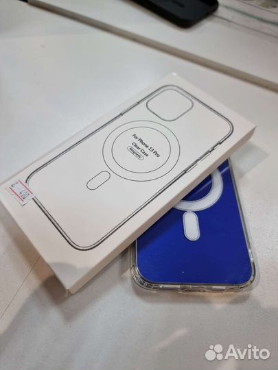 Чехол на iPhone 13 pro с magsafe прозрачный