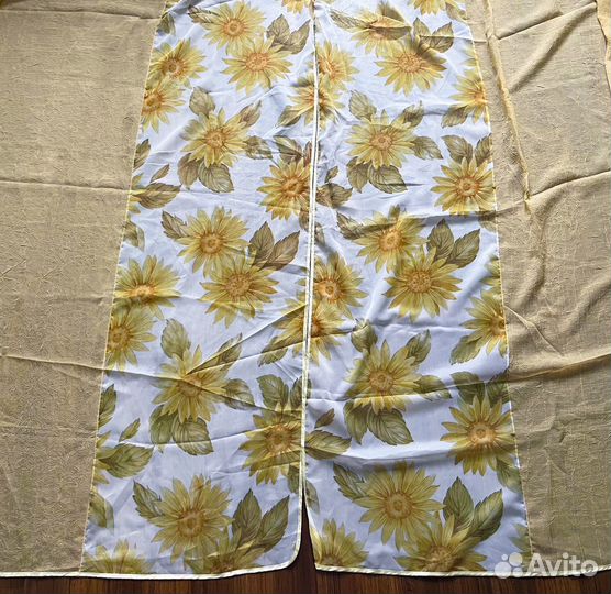 Тюль Вуаль Подсолнухи