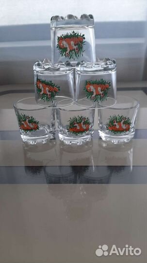 Стопки хрустальные СССР новые,стопки стекло