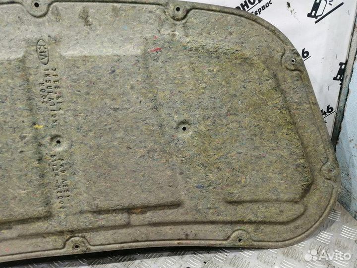 Шумоизоляция капота Kia Rio 4