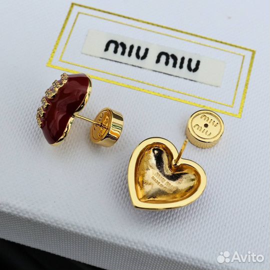 Серьги Miu Miu
