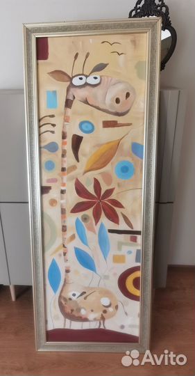 Картина маслом 59х159см