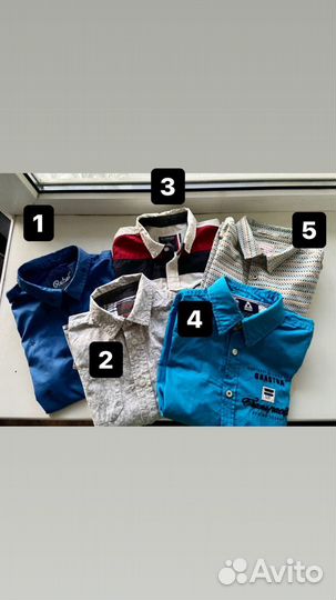 Рубашки- lux на мальчика 122-128