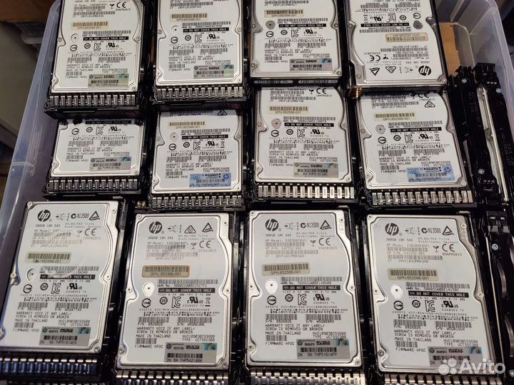 Жесткие диски HP 300Gb SAS 10K 6Gb/s