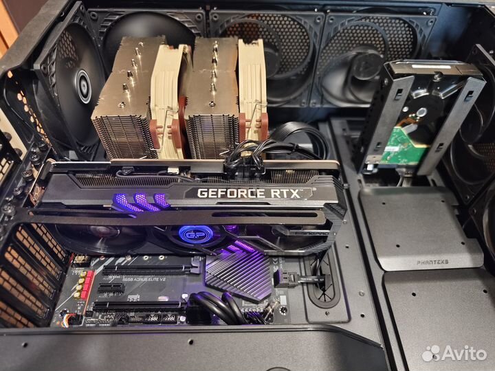 Мощнейший пк AMD 5950X RTX 3080Ti 1000W