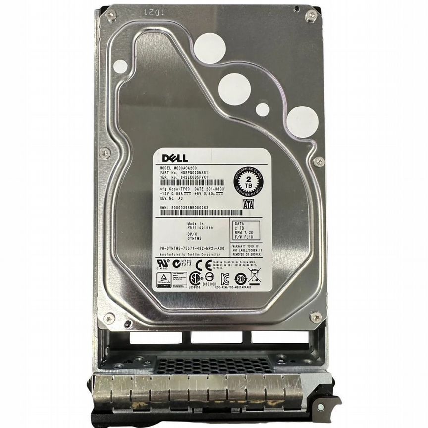 [TNTM5] Жесткий Диск Dell 2tb 7200 Sata3 3.5" Hdd Tntm5