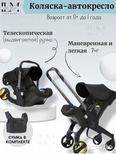 Коляска автолюлька