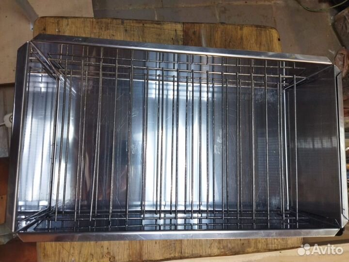Коптильня двухъярусная из нержавеющей стали
