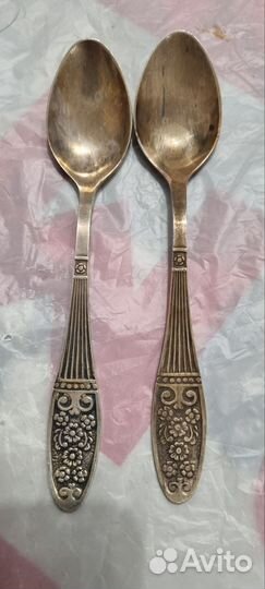 Ложки вилки мельхиоровые СССР