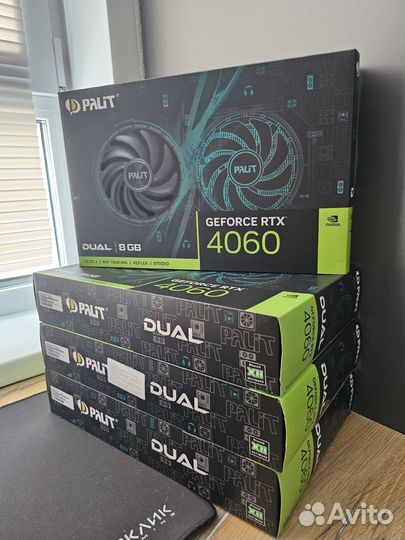 Видеокарта Palit nvidia GeForce RTX 4060 dual