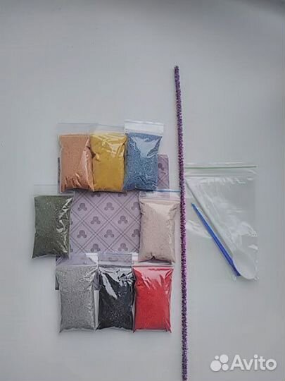 Набор для девочки - рисование песком