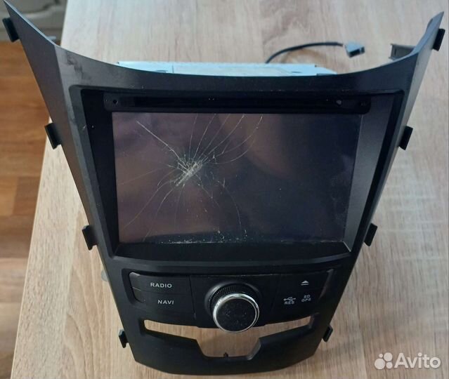 Магнитола на ssangyong actyon