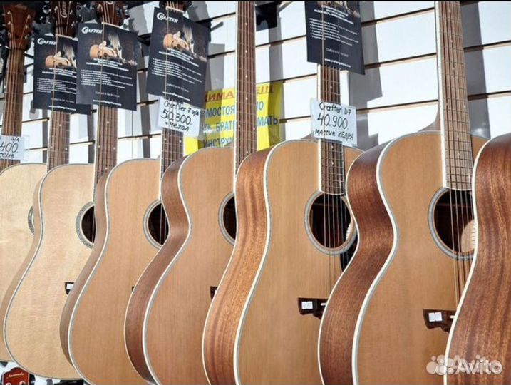 Гитары Crafter ,Акустика, Электроакустика Массив