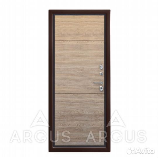 Уличная дверь Коричневый молоток /Дуб европейский