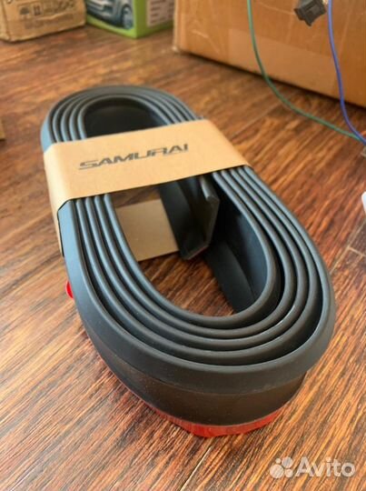 Губа на передний бампер